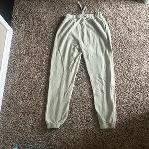 h&m S green sweatpants
